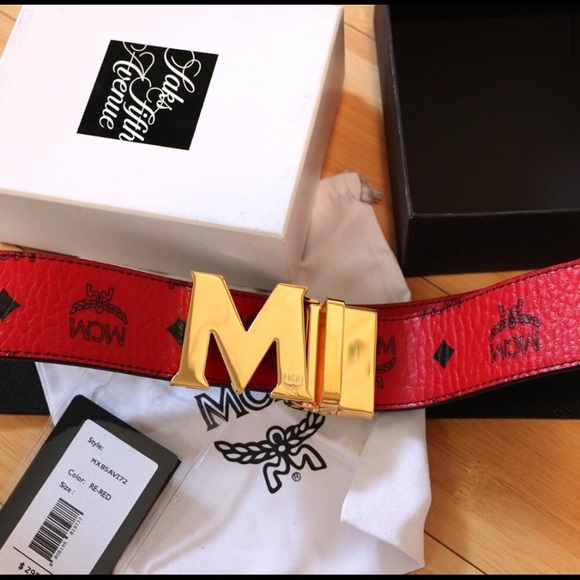 mcm belt poshmark